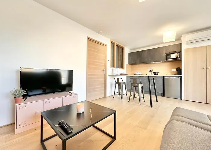 Apartamento La Rose Pastel - Parking - Central Mont de Marsan foto