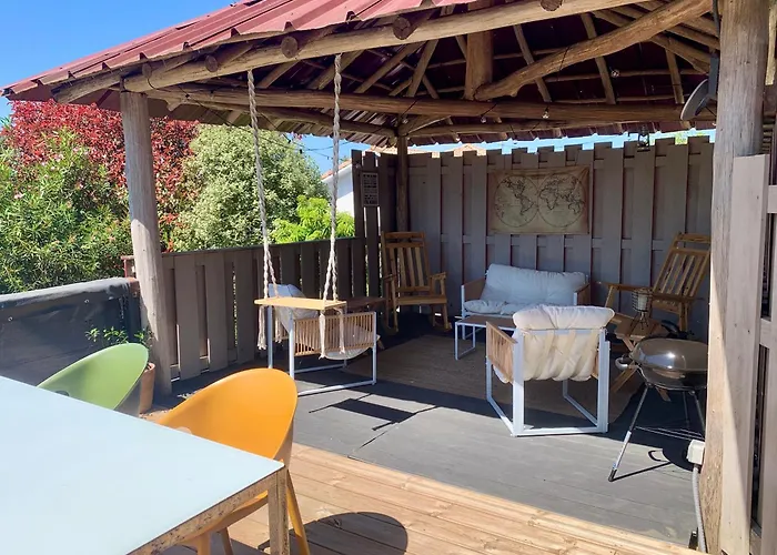 Photo de La villa Jeanne- Charmante maison avec très belle terrasse couverte à 10 min du centre de Salies de Bearn Lahontan