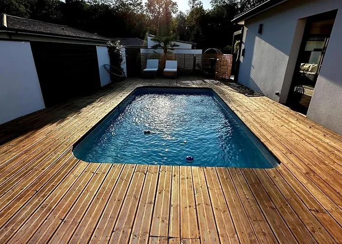 Villa Piscine & Spa - Havre De Paix Proche Bordeaux Saint-Selve fotoğrafı