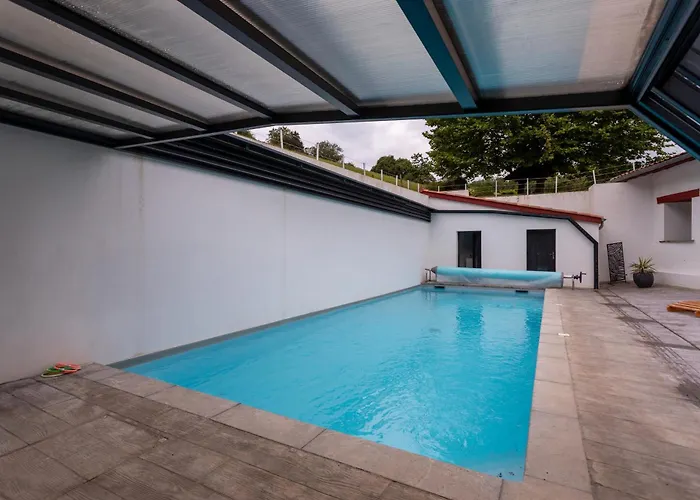 Villa A Isturits Avec Piscine fotoğrafı