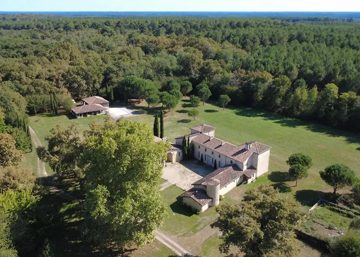 Chateau La Salle Avec Pool House Pompejac foto