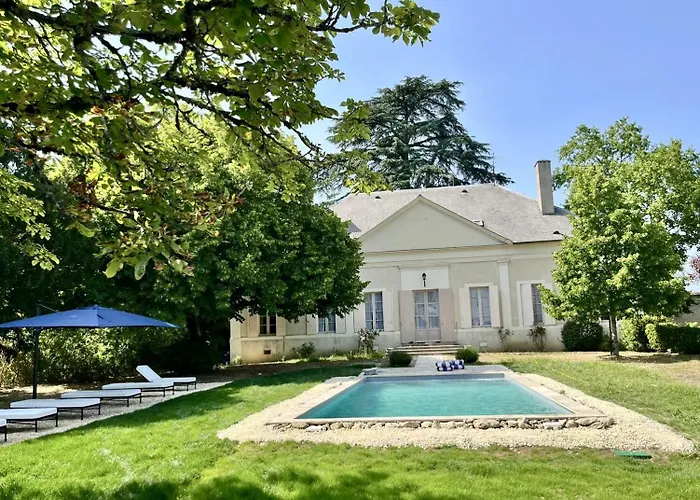 Saint-Colomb-de-LauzunDomaine Du Cedre Eternel别墅照片