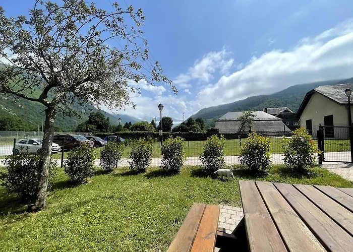 Ferienwohnung Jardin, Vue Montagnes, Animaux Ok, Draps Inclus Bielle Foto