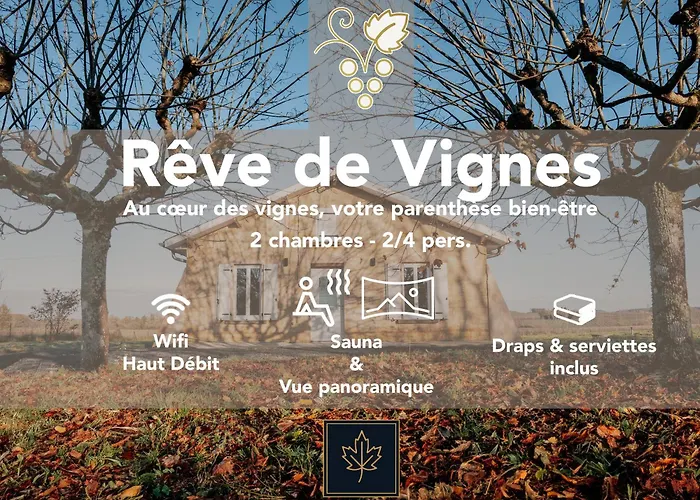 Soussac Reve De Vignes - Au Coeur Des Vignes, Votre Parenthese Bien-Etreヴィラの写真