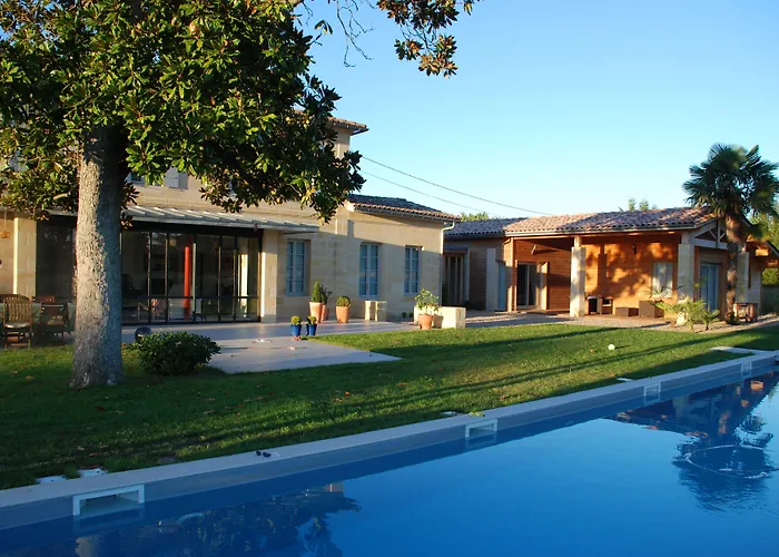 לינה וארוחת בוקר Saint-Sulpice-de-Faleyrens Les Ambeles תמונה