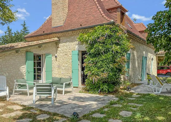 Charmante Maison Avec Piscine Saint-Aubin-de-Cadelech 사진