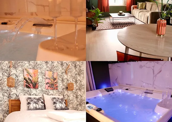 Jungle Room Avec Jacuzzi Prive & Retro-Projecteur Saint-Yzan-de-Soudiac fotorgafie