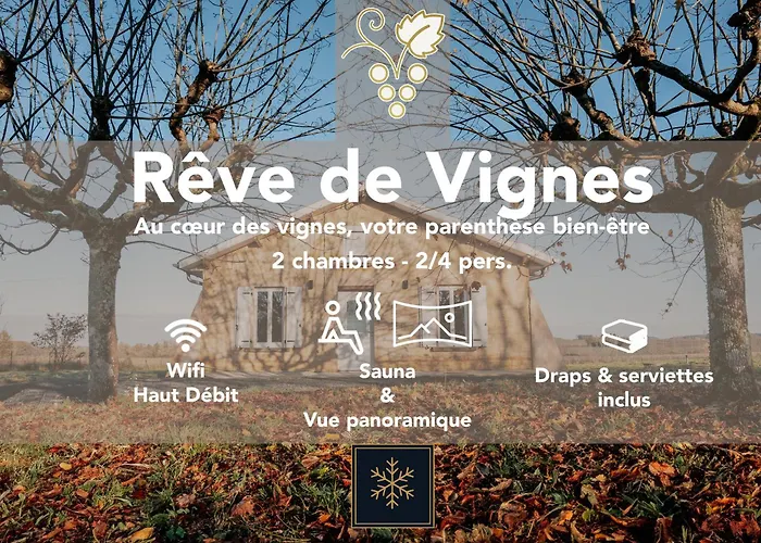Photo de Rêve de Vignes - Vue Panoramique et Sauna Soussac