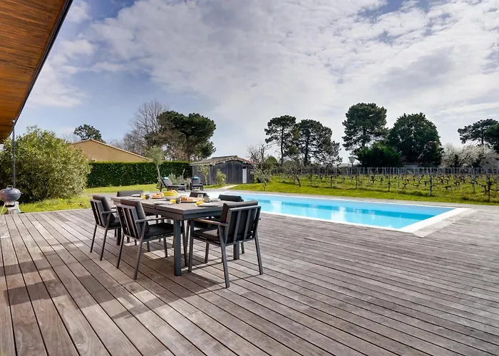 Maison D'Architecte, Piscine, Au Coeur Des Vignes Camblanes-et-Meynac zdjęcie