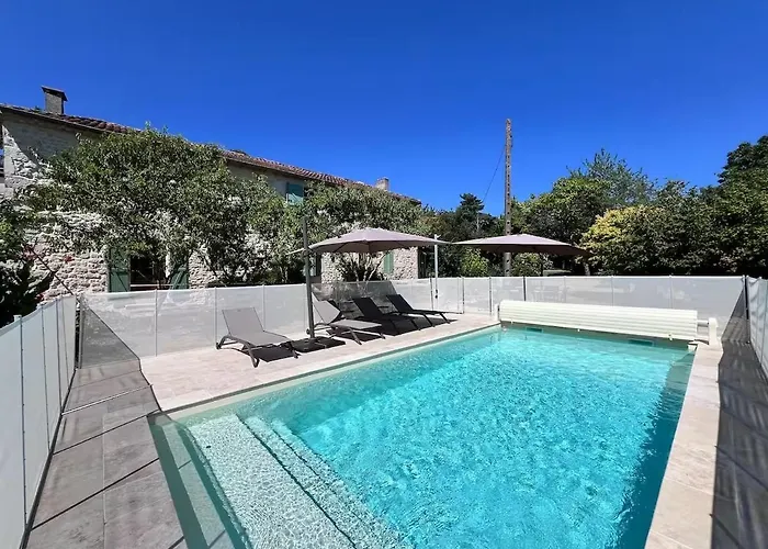 Superbe Maison En Pierre Climatisee Avec Piscine Saint-Avit の写真