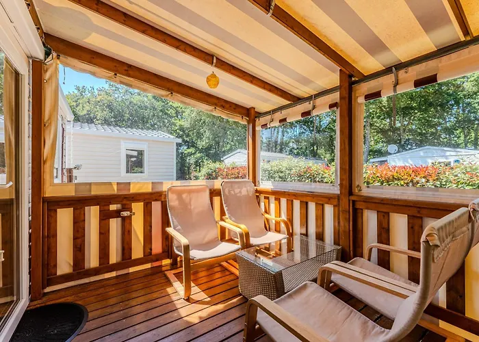 Mobilhome Terrasse, Lac Et Piscine Gastes 사진