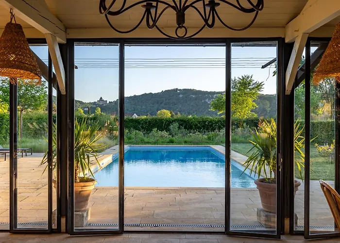 베작 Domaine 6Ha - Vue Beynac, Castelnaud & Marqueyssac - Piscine Olympique 빌라 사진