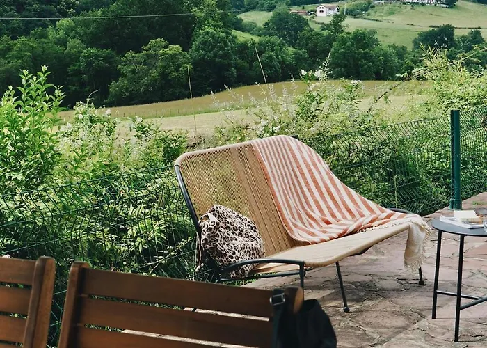 Maison Basque Avec Piscine Et Vue Montagnes Itxassou foto